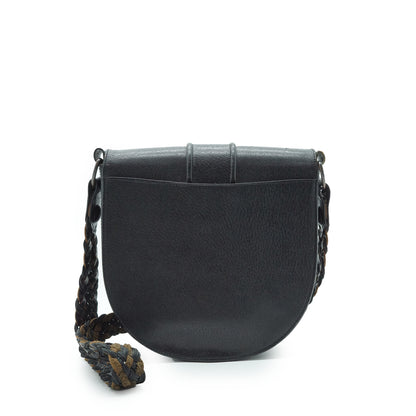 Vintage Y-Detail Rounded Shoulder Bag