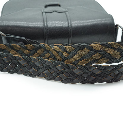 Vintage Y-Detail Rounded Shoulder Bag