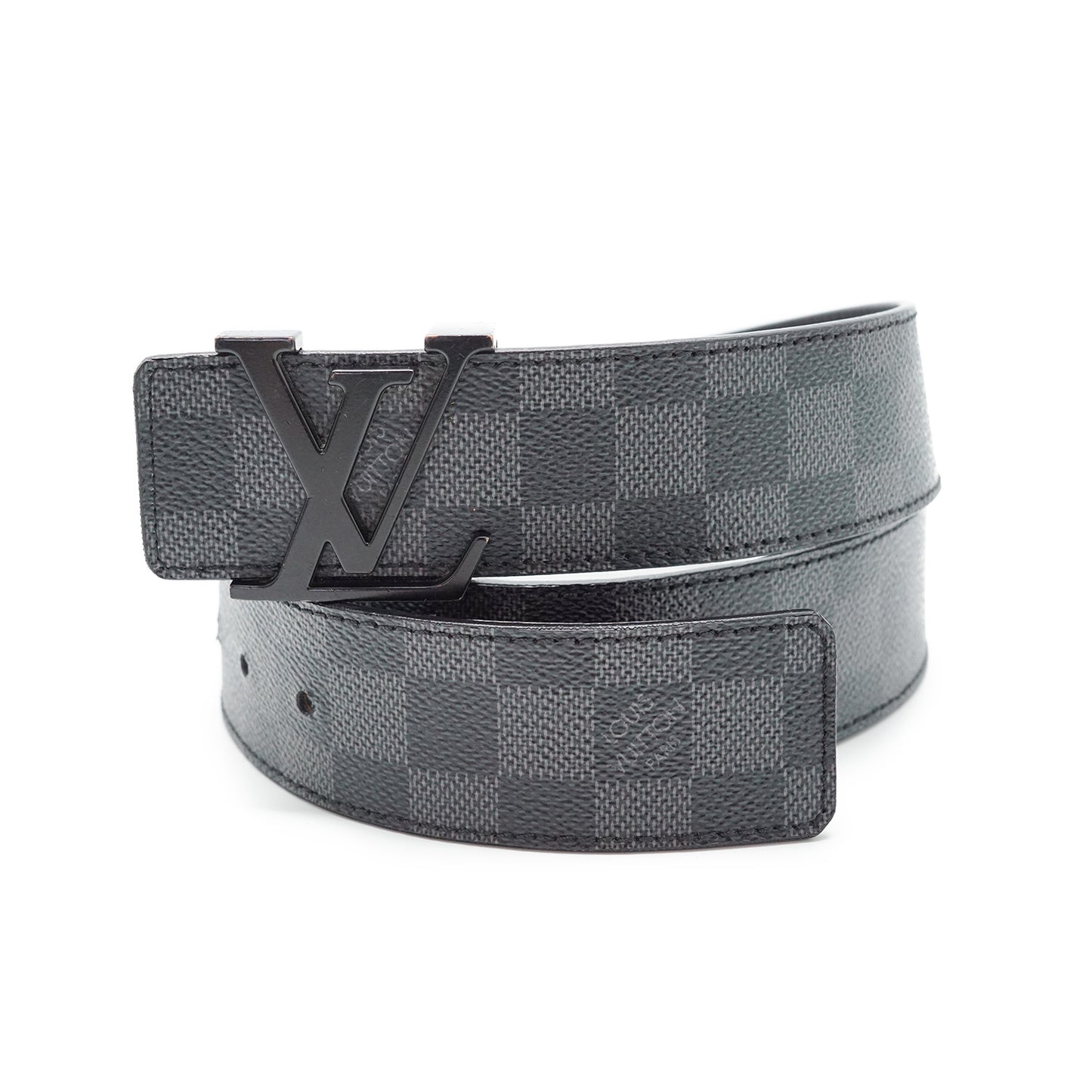 Damier Graphite LV Buckle Men Belt 95/38