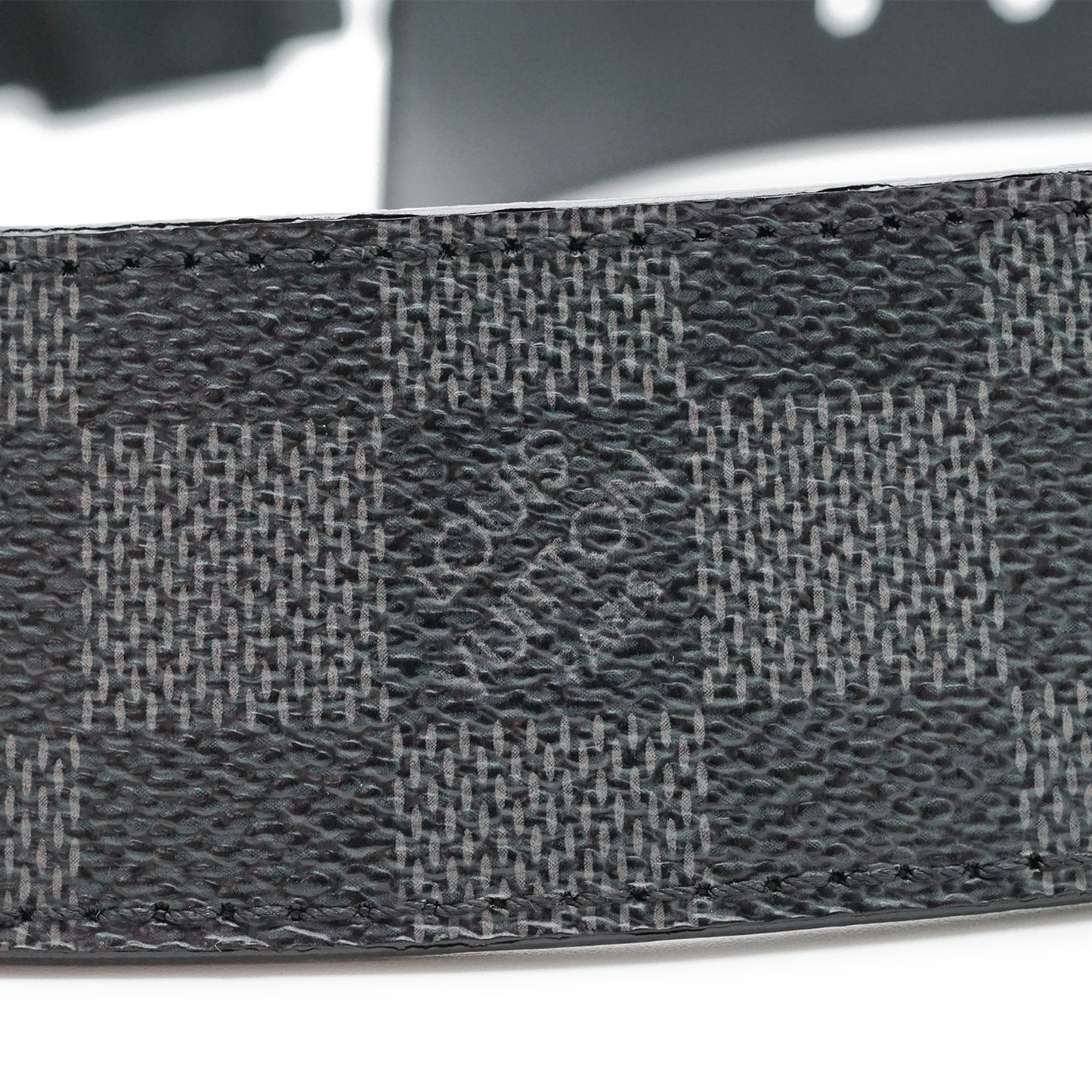 Damier Graphite LV Buckle Men Belt 95/38