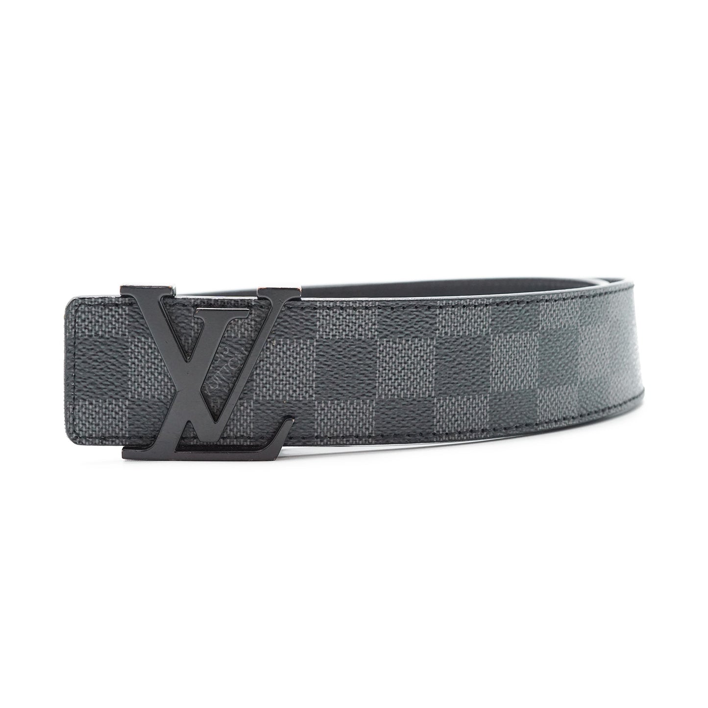 Damier Graphite LV Buckle Men Belt 95/38
