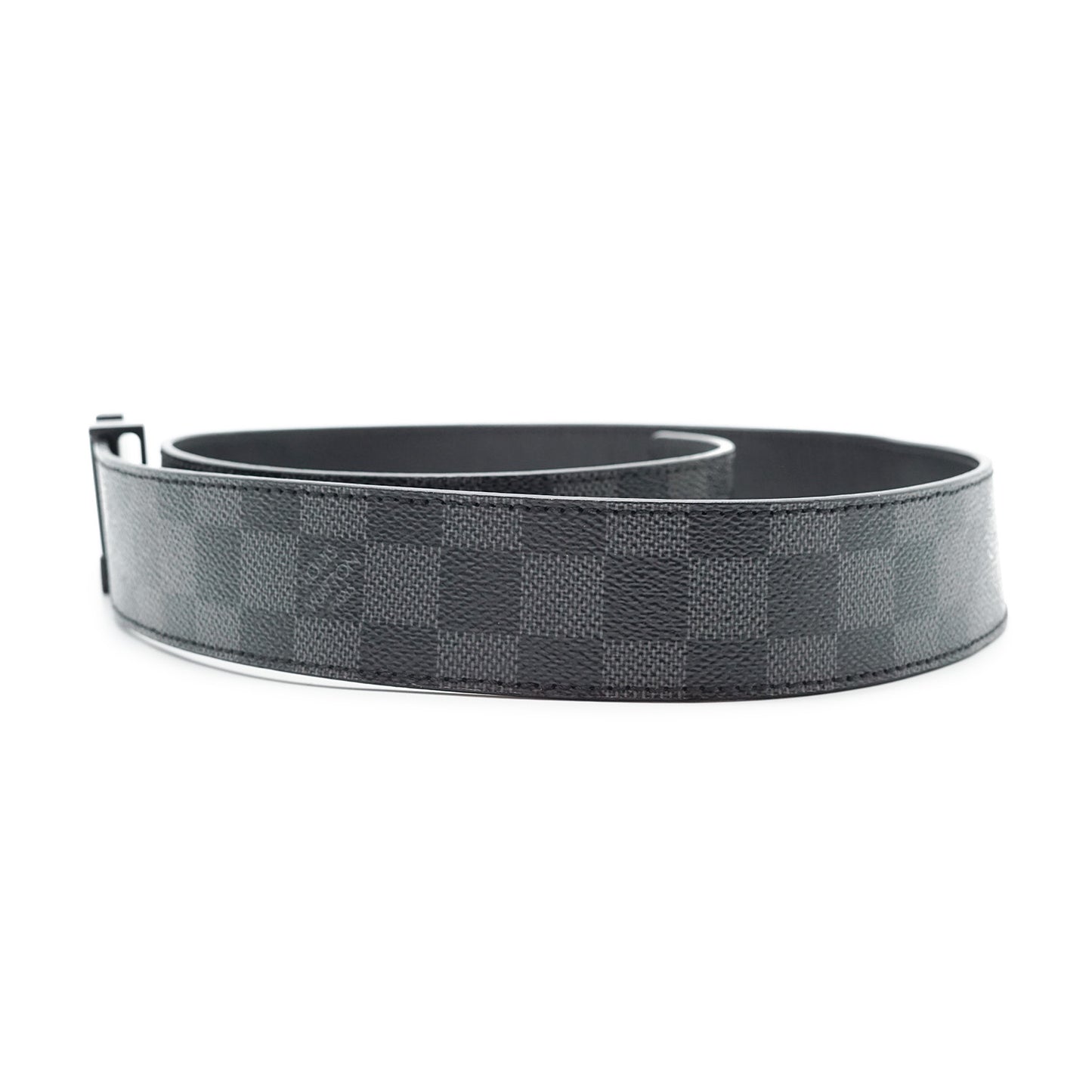 Damier Graphite LV Buckle Men Belt 95/38