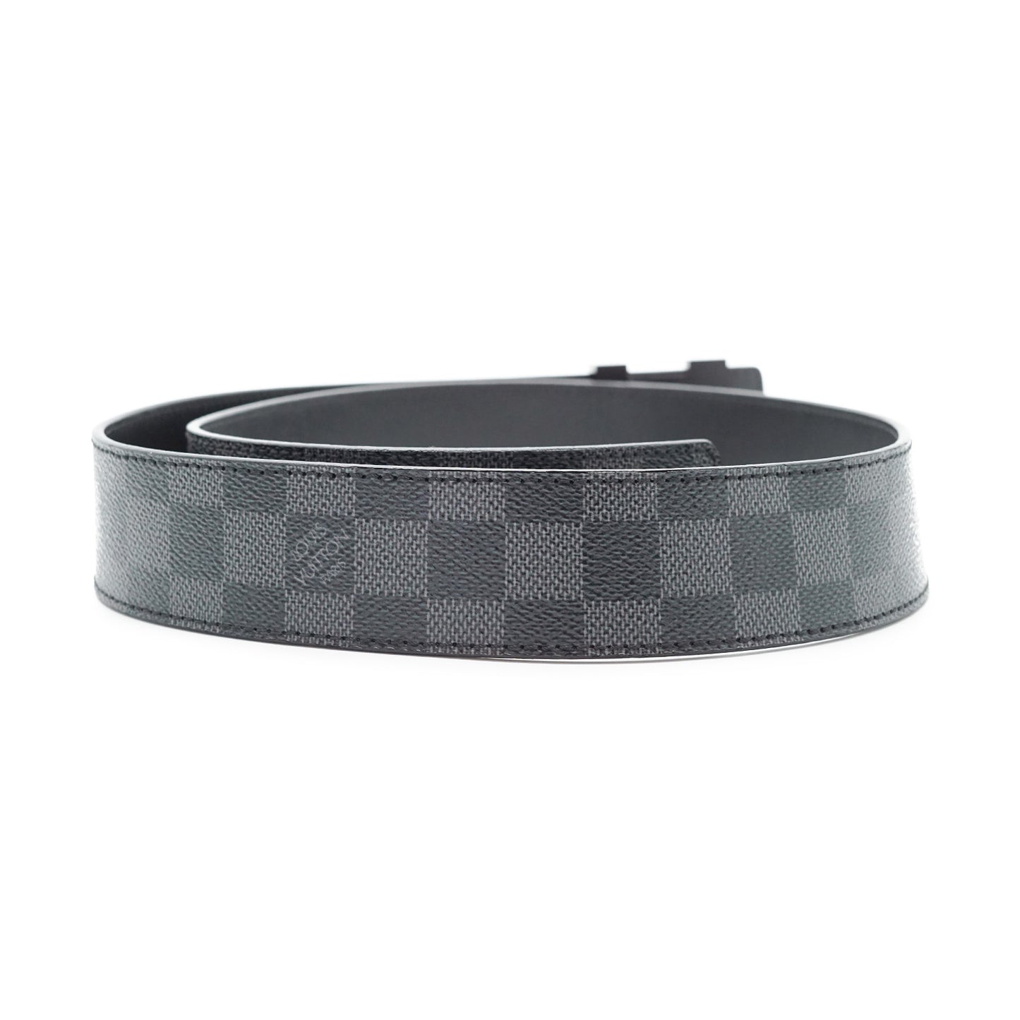 Damier Graphite LV Buckle Men Belt 95/38