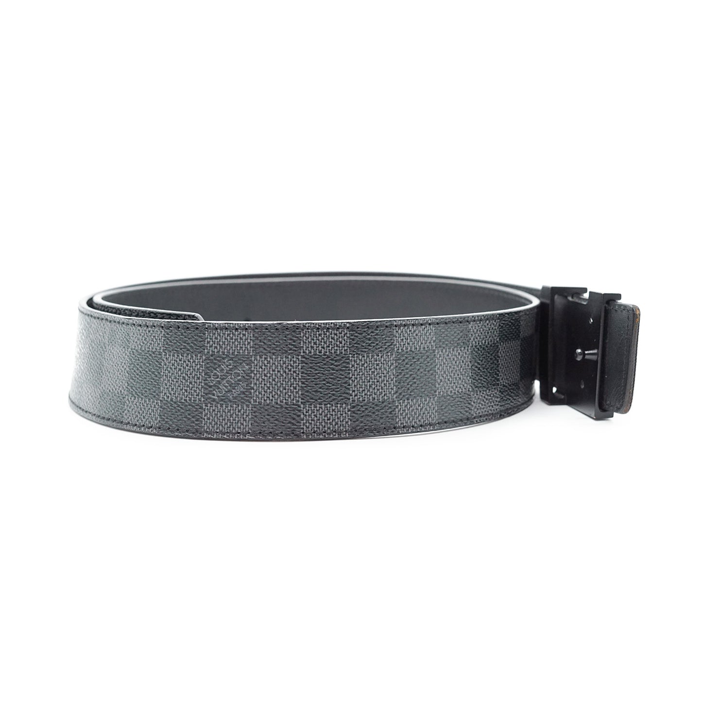 Damier Graphite LV Buckle Men Belt 95/38