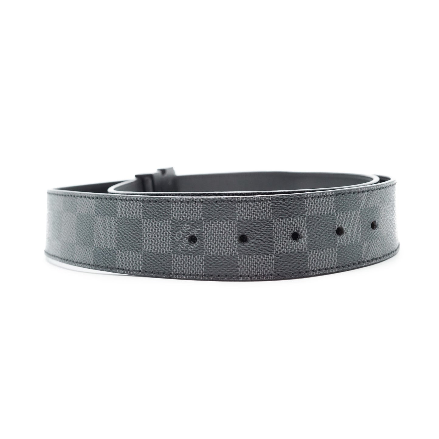 Damier Graphite LV Buckle Men Belt 95/38