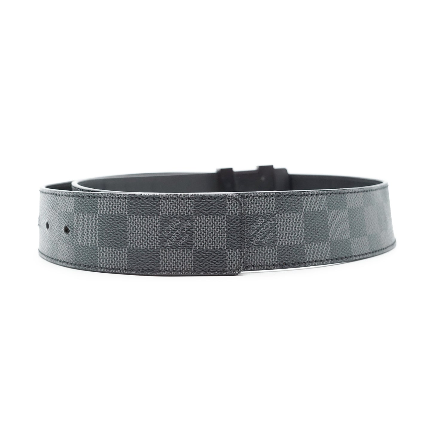 Damier Graphite LV Buckle Men Belt 95/38