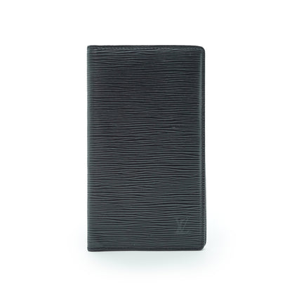 Epi Porte Chequier Carte Credit Wallet