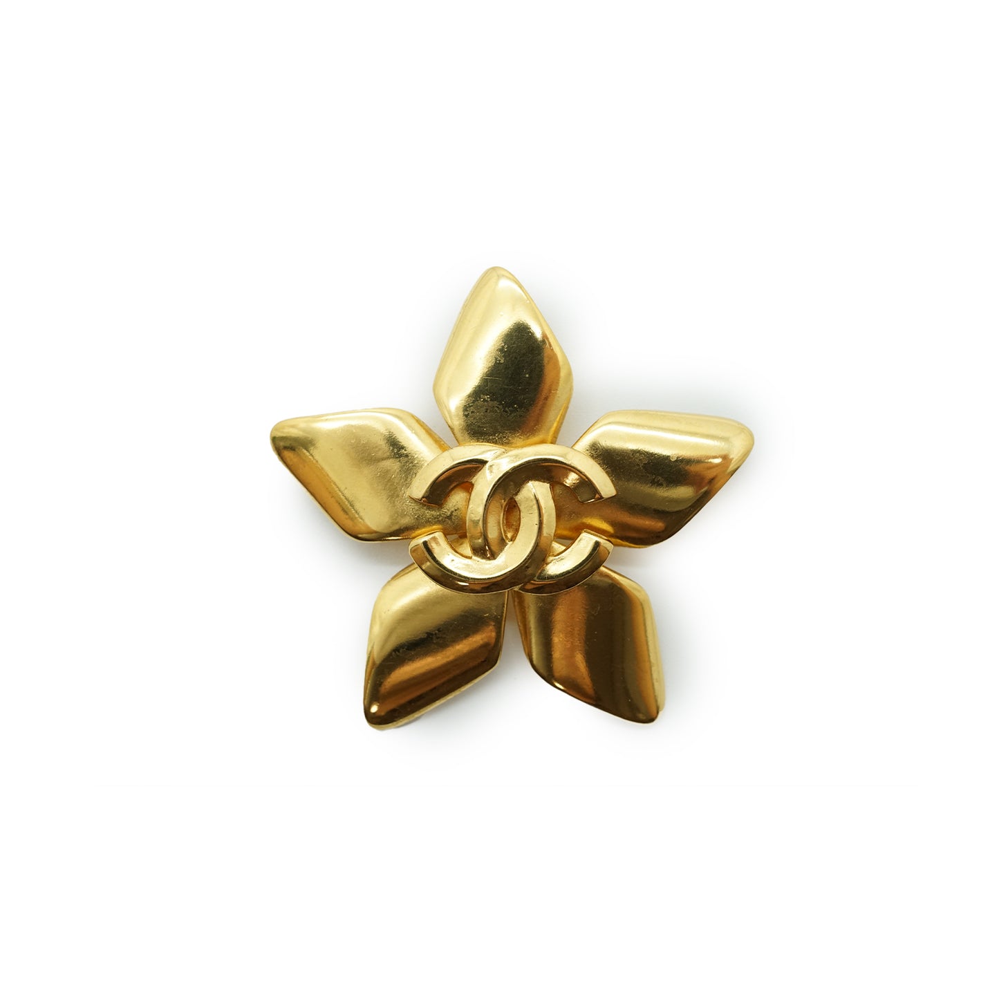 CC Logo Flower Brooch GP