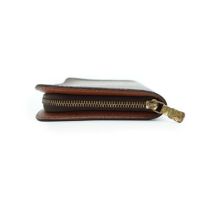 Monogram Porte Monnaie Zip Round Long Wallet