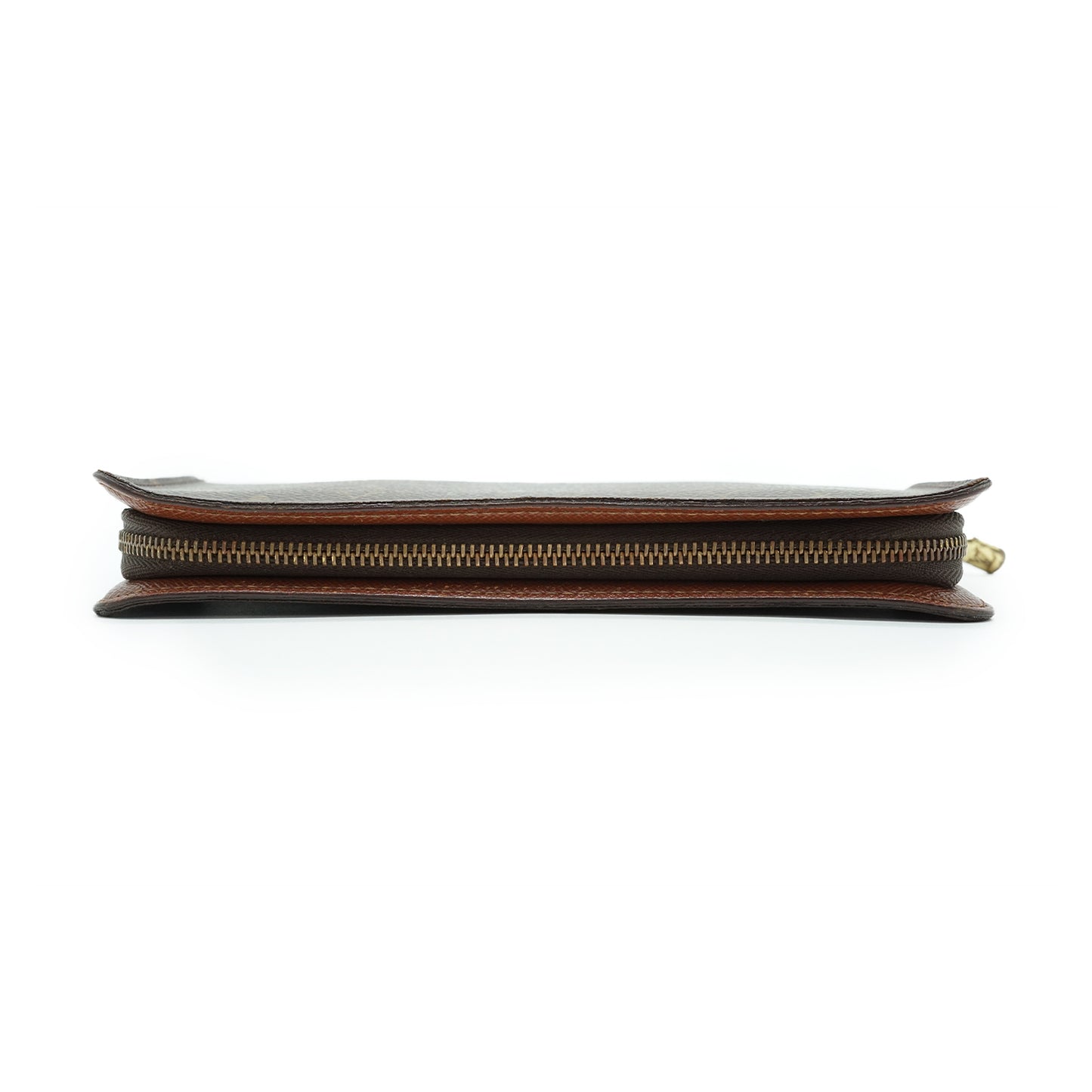 Monogram Porte Monnaie Zip Round Long Wallet