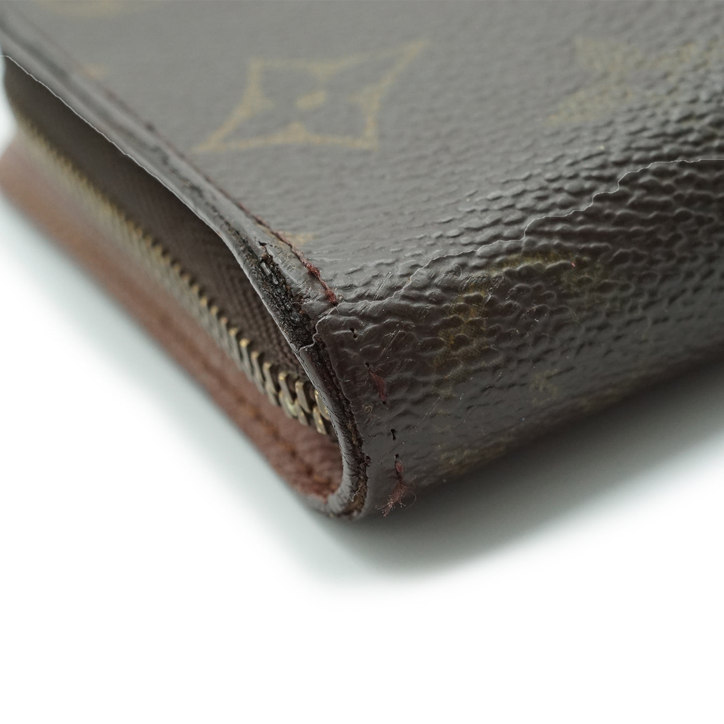 Monogram Porte Monnaie Zip Round Long Wallet