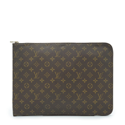 Monogram Poche Documents Business Clutch Bag