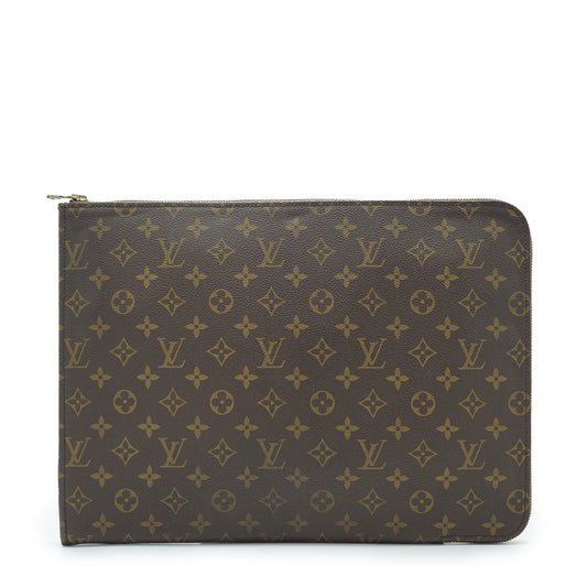 Monogram Poche Documents Business Clutch Bag
