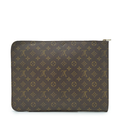Monogram Poche Documents Business Clutch Bag