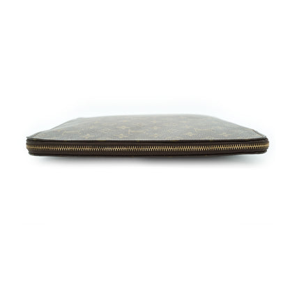 Monogram Poche Documents Business Clutch Bag