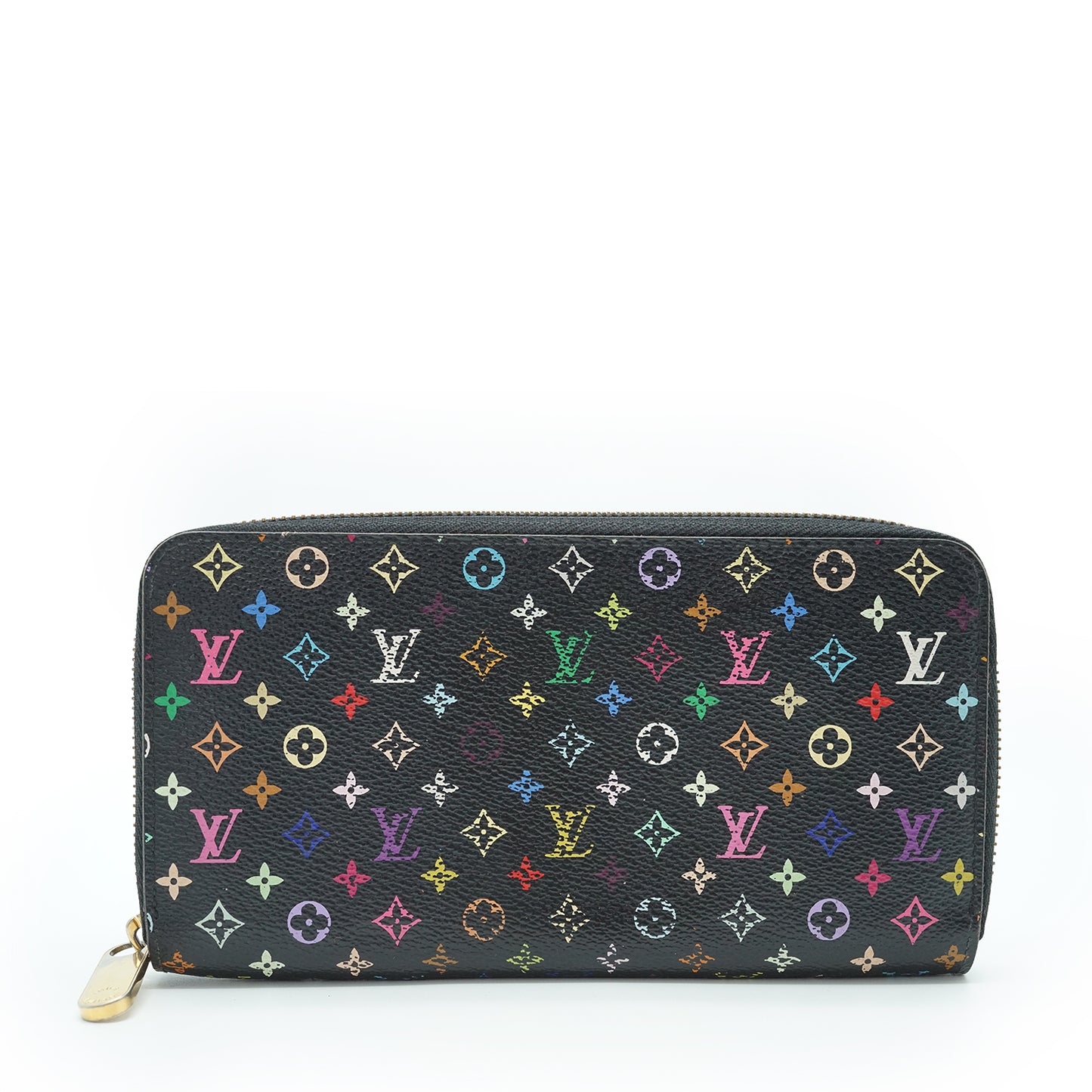 Monogram Multicolor Round Zip Long Wallet