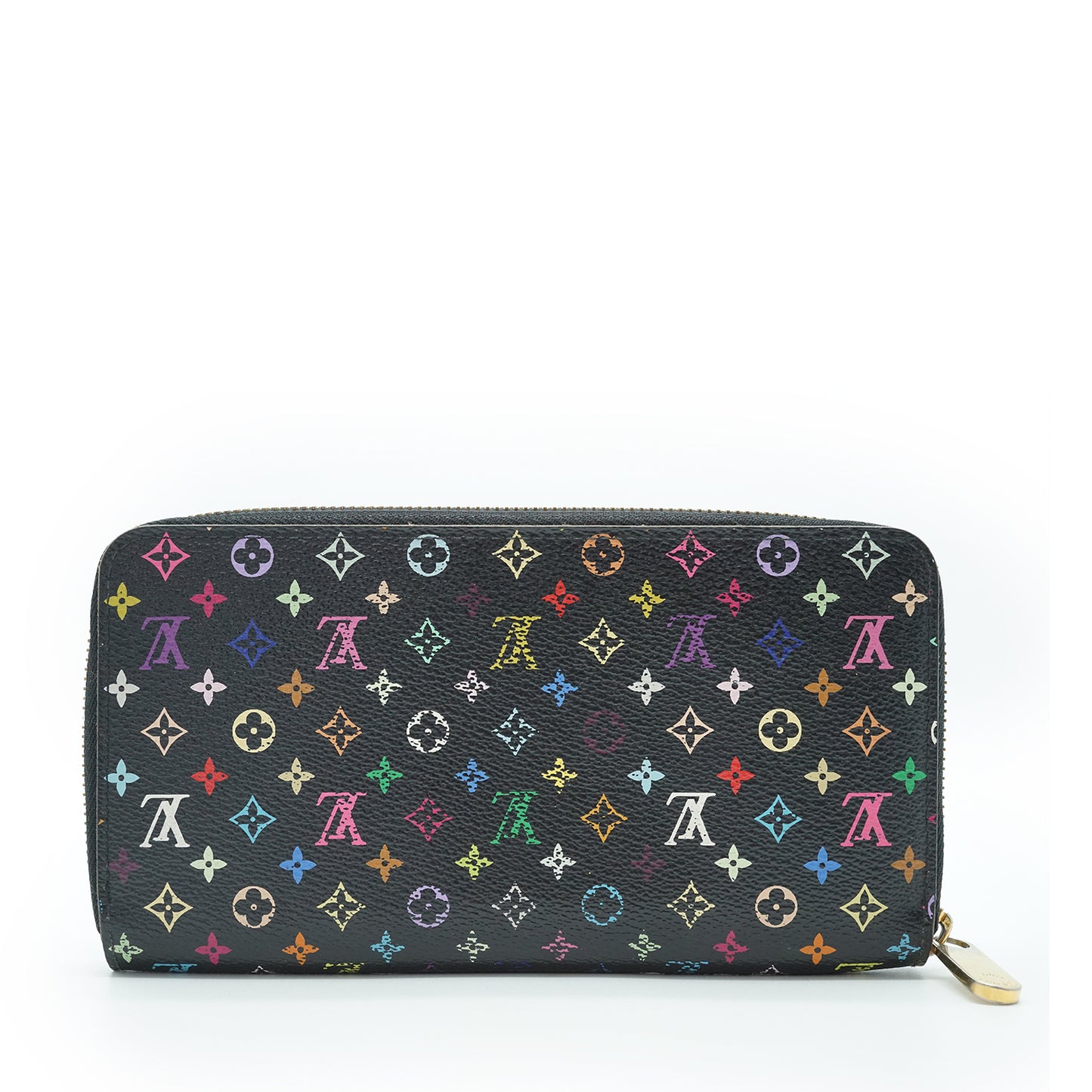 Monogram Multicolor Round Zip Long Wallet