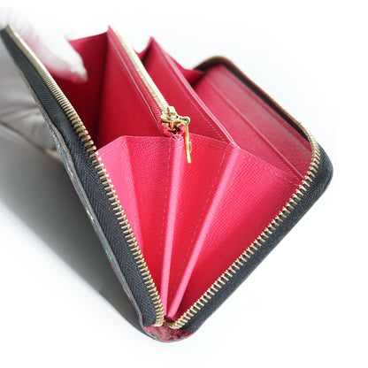 Monogram Multicolor Round Zip Long Wallet