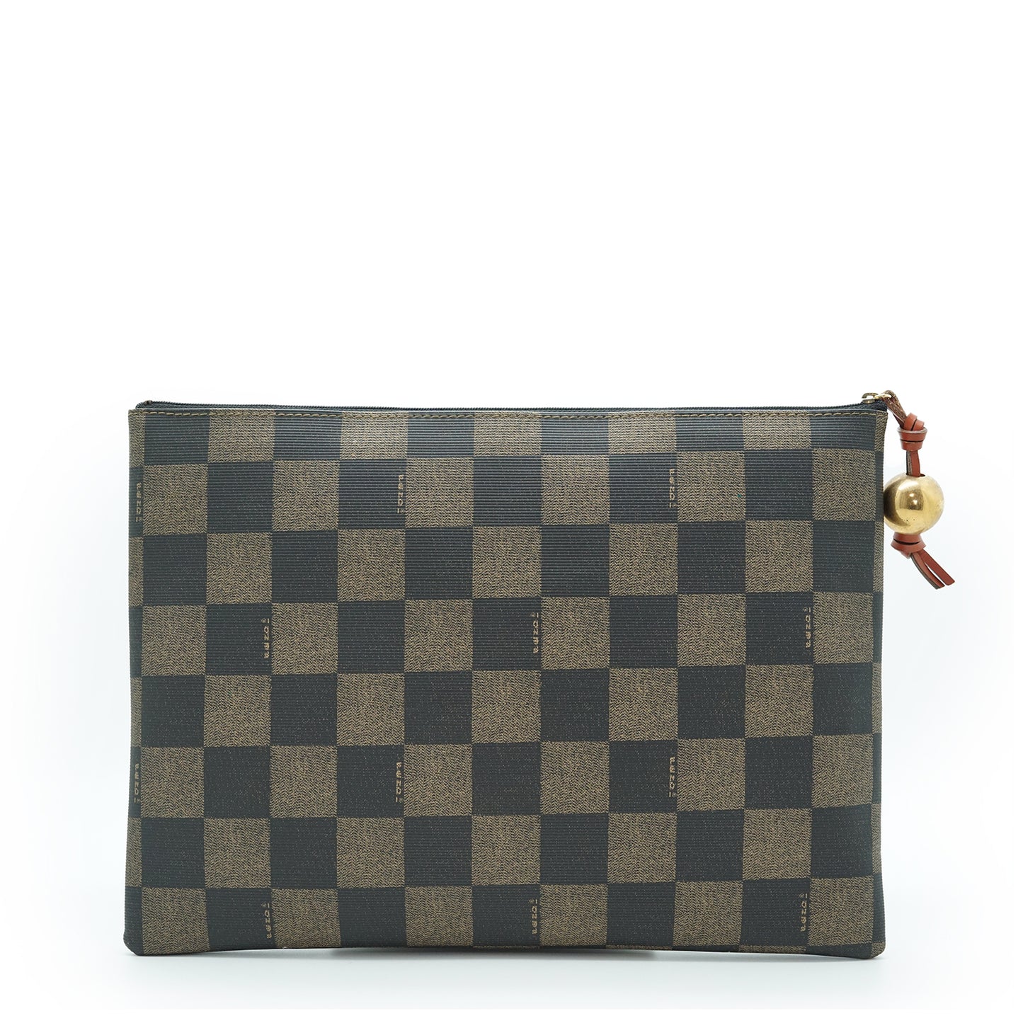 Pequin Checkered Clutch Bag
