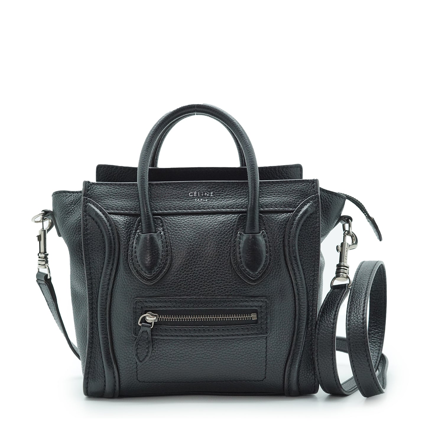 Nano Luggage Drummed Calfskin