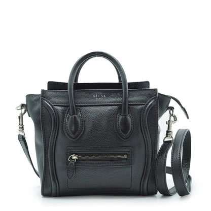 Nano Luggage Drummed Calfskin