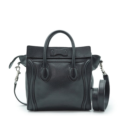 Nano Luggage Drummed Calfskin