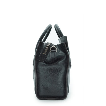 Nano Luggage Drummed Calfskin