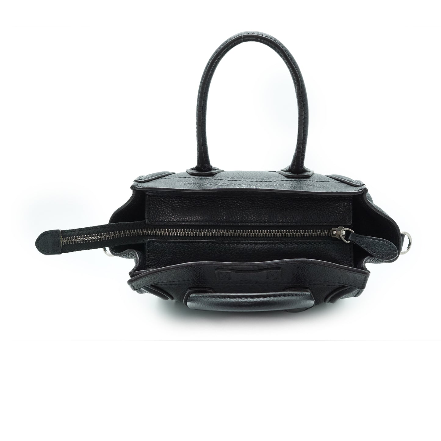 Nano Luggage Drummed Calfskin