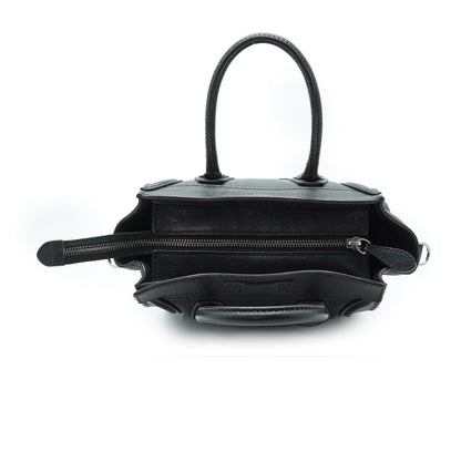 Nano Luggage Drummed Calfskin