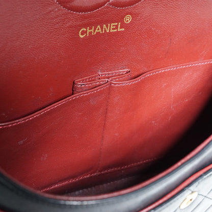 Double Flap Matelasse 25 Lambskin Chain Shoulder Bag