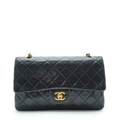 Double Flap Matelasse 25 Lambskin Chain Shoulder Bag