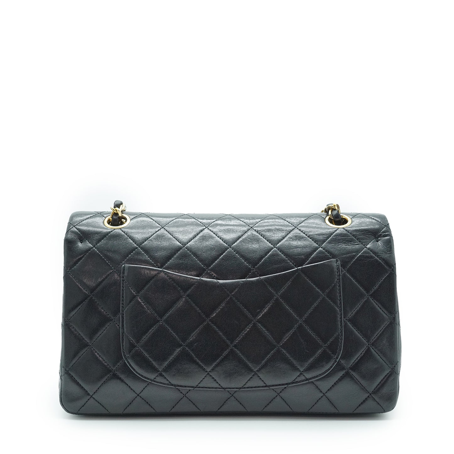 Double Flap Matelasse 25 Lambskin Chain Shoulder Bag