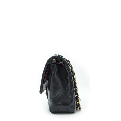 Double Flap Matelasse 25 Lambskin Chain Shoulder Bag