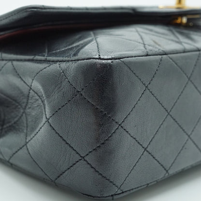 Double Flap Matelasse 25 Lambskin Chain Shoulder Bag