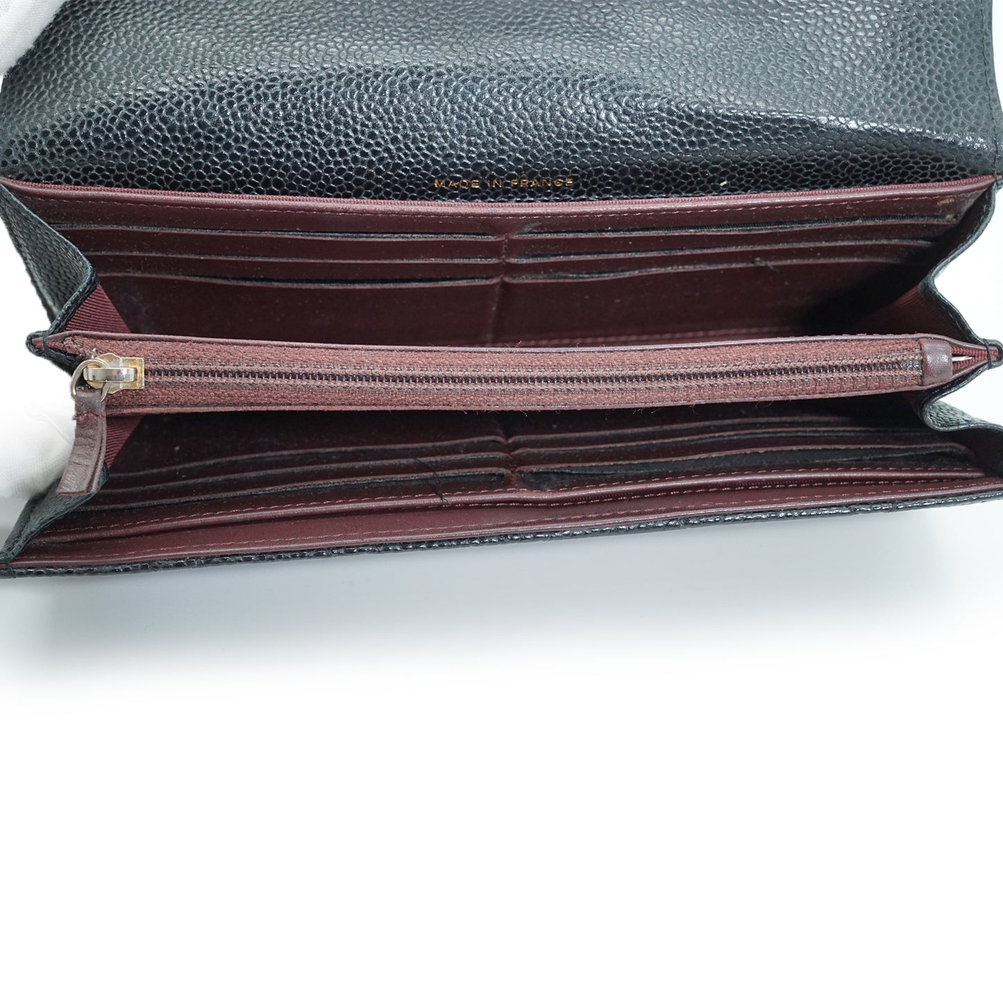 Caviar Matelasse Timeless Long Wallet