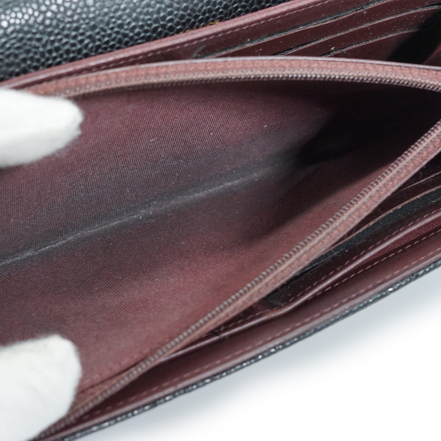 Caviar Matelasse Timeless Long Wallet