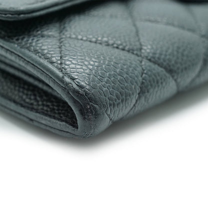Caviar Matelasse Timeless Long Wallet