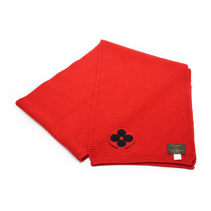 LV Collage Wool Scarf