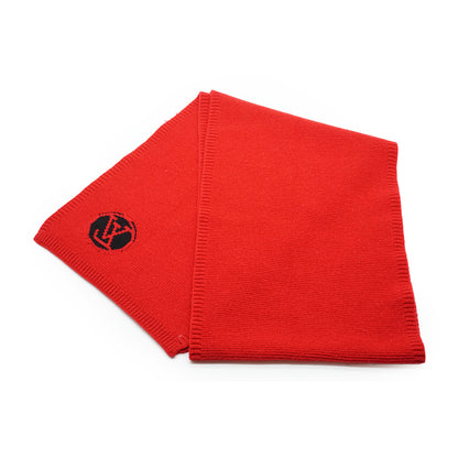 LV Collage Wool Scarf