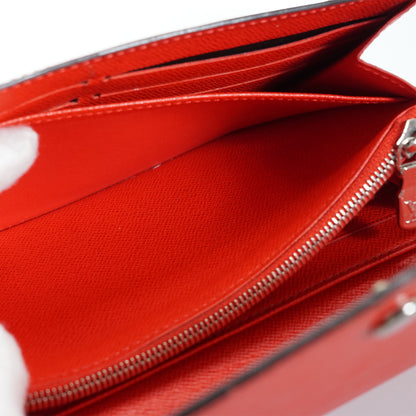Epi Portefeuille Sarah Coquelicot Red Long Wallet