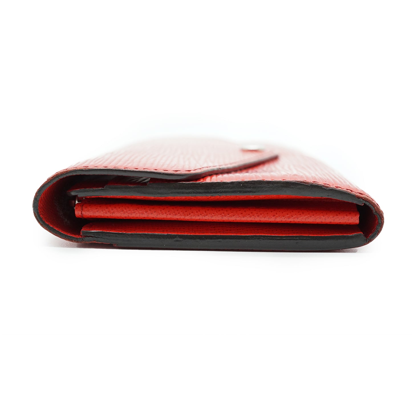 Epi Portefeuille Sarah Coquelicot Red Long Wallet