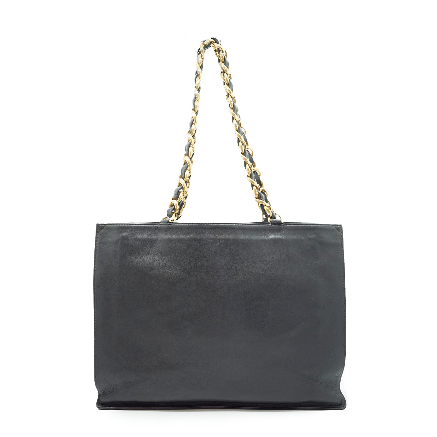 CC Lambskin Large Chain Tote