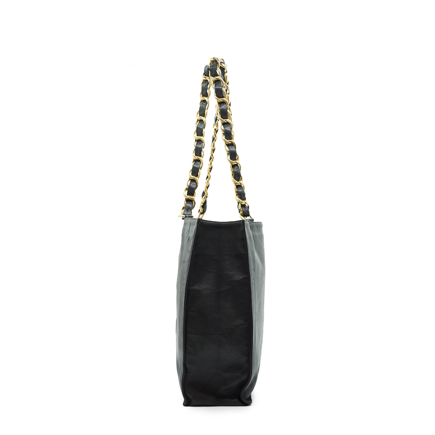 CC Lambskin Large Chain Tote