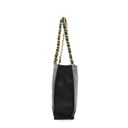 CC Lambskin Large Chain Tote