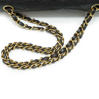 Double Flap Matelasse 25 Lambskin Chain Shoulder Bag