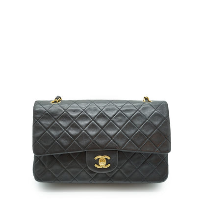 Double Flap Matelasse 25 Lambskin Chain Shoulder Bag