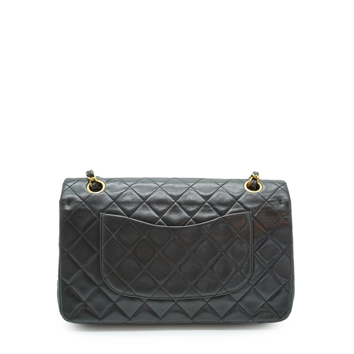 Double Flap Matelasse 25 Lambskin Chain Shoulder Bag