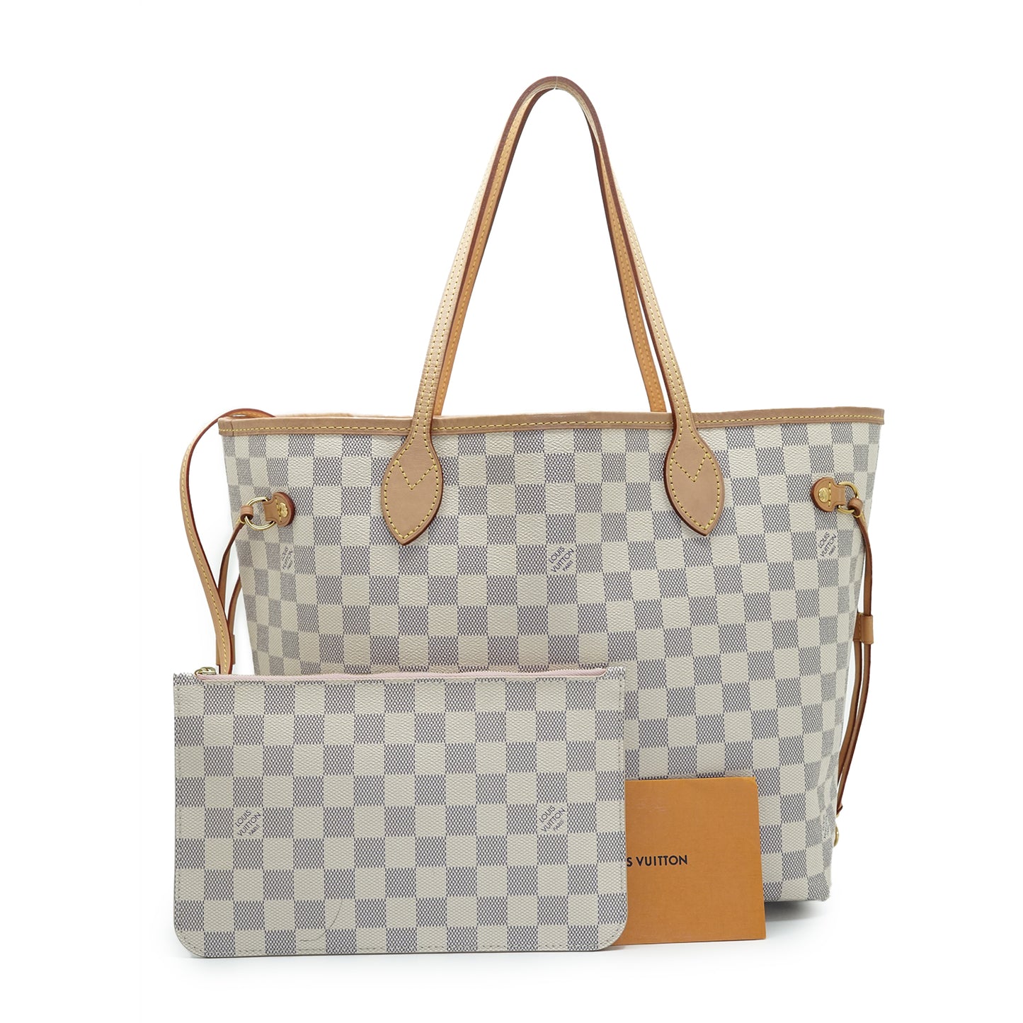 Damier Azur Rose Ballerine Neverfull MM