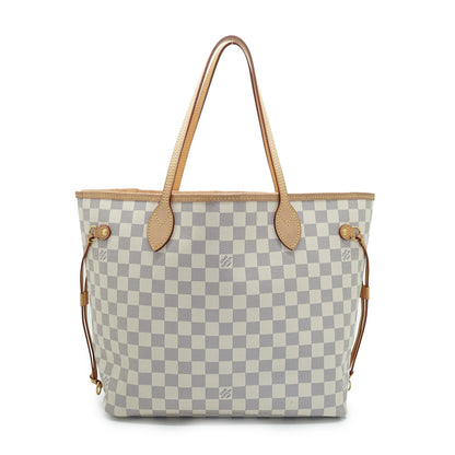 Damier Azur Rose Ballerine Neverfull MM