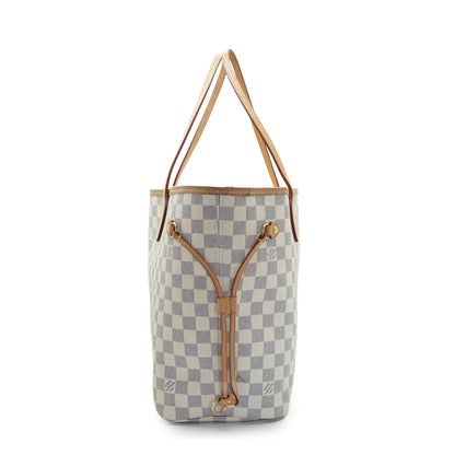 Damier Azur Rose Ballerine Neverfull MM